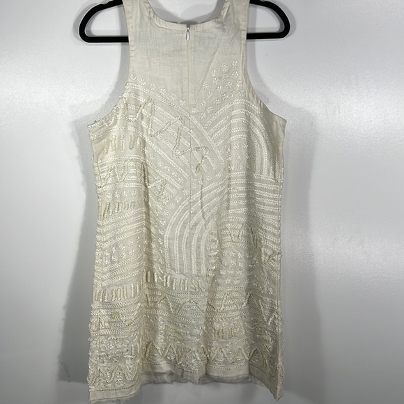 Calypso St. Barth | NWT White Sachi Sleeveless Mini Linen Dress~L - Picture 7 of 7
